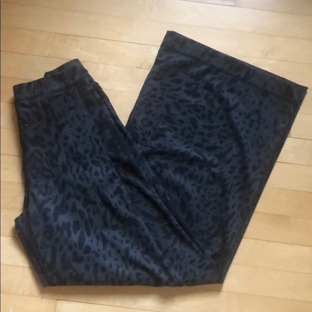 Lululemon Lemon Forward Fold Flare Pants Leopard